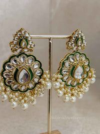 Long Pearl & Faux Kundan set