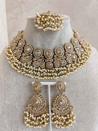 Colourful Antique Gold Necklace sets
