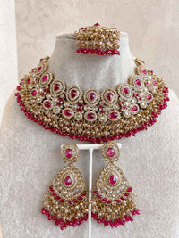 Colourful Antique Gold Necklace sets