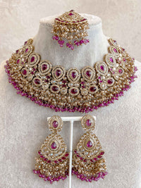 Colourful Antique Gold Necklace sets