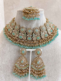 Colourful Antique Gold Necklace sets