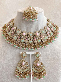 Colourful Antique Gold Necklace sets