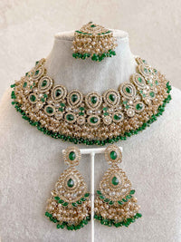 Colourful Antique Gold Necklace sets