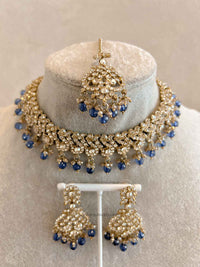 New! Mehak Golden Necklace sets - 13 Colour Option