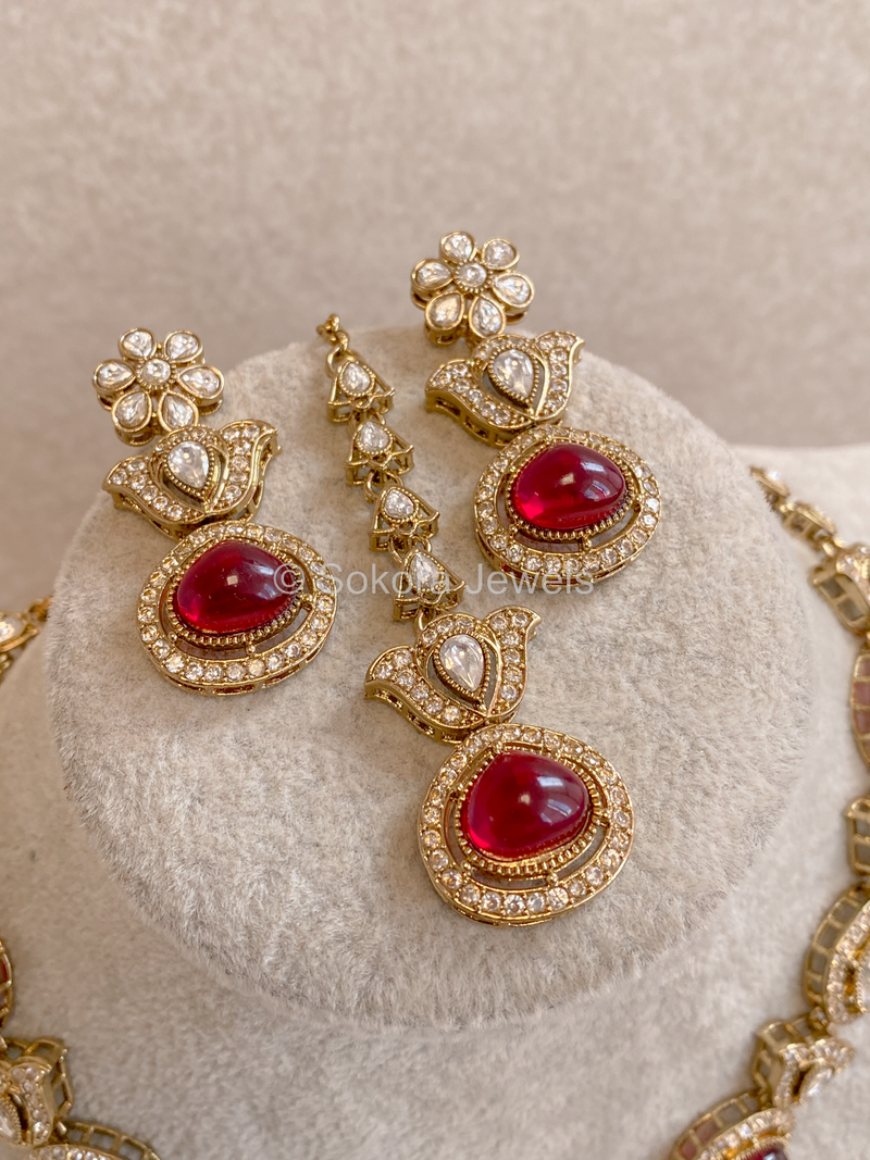 Rhea Faux Kundan Set - 15 Colours