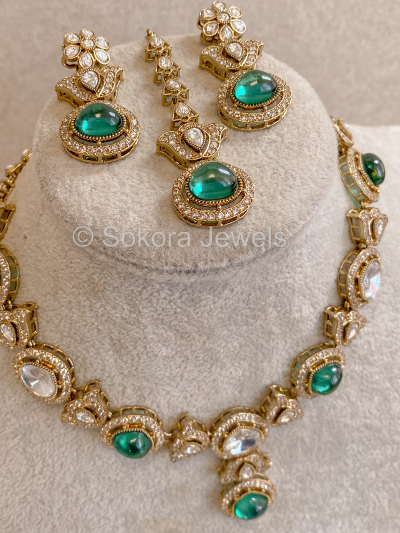 Rhea Faux Kundan Set - 15 Colours