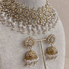 Aafiya Bridal Necklace Set - White - SOKORA JEWELSAafiya Bridal Necklace Set - White