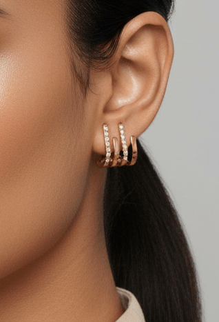 Abstract Crystal Stud earrings - SOKORA JEWELSAbstract Crystal Stud earrings