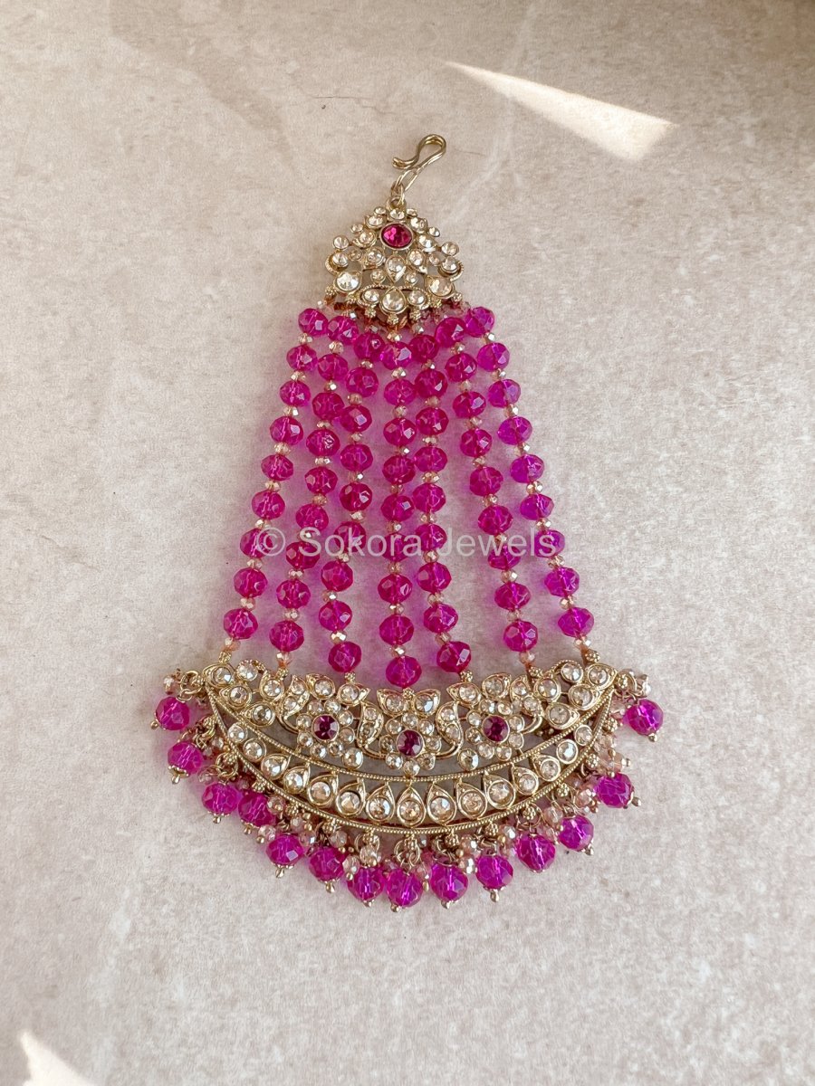 Afshah Jhumar - Pink - SOKORA JEWELSAfshah Jhumar - Pink