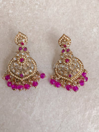 Afshah Necklace Set - Pink - SOKORA JEWELSAfshah Necklace Set - Pink