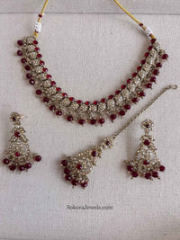 Aiza Golden Necklace Set - SOKORA JEWELSAiza Golden Necklace Set