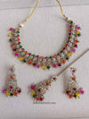 Aiza Golden Necklace Set - SOKORA JEWELSAiza Golden Necklace Set
