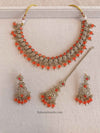 Aiza Golden Necklace Set - SOKORA JEWELSAiza Golden Necklace Set