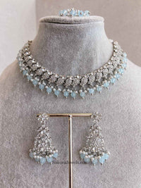 Aiza Silver Necklace Sets - SOKORA JEWELSAiza Silver Necklace Sets