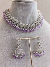 Aiza Silver Necklace Sets - SOKORA JEWELSAiza Silver Necklace Sets