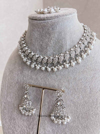 Aiza Silver Necklace Sets - SOKORA JEWELSAiza Silver Necklace Sets