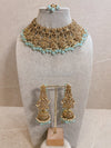 Aleena Necklace set - Blue - SOKORA JEWELSAleena Necklace set - Blue