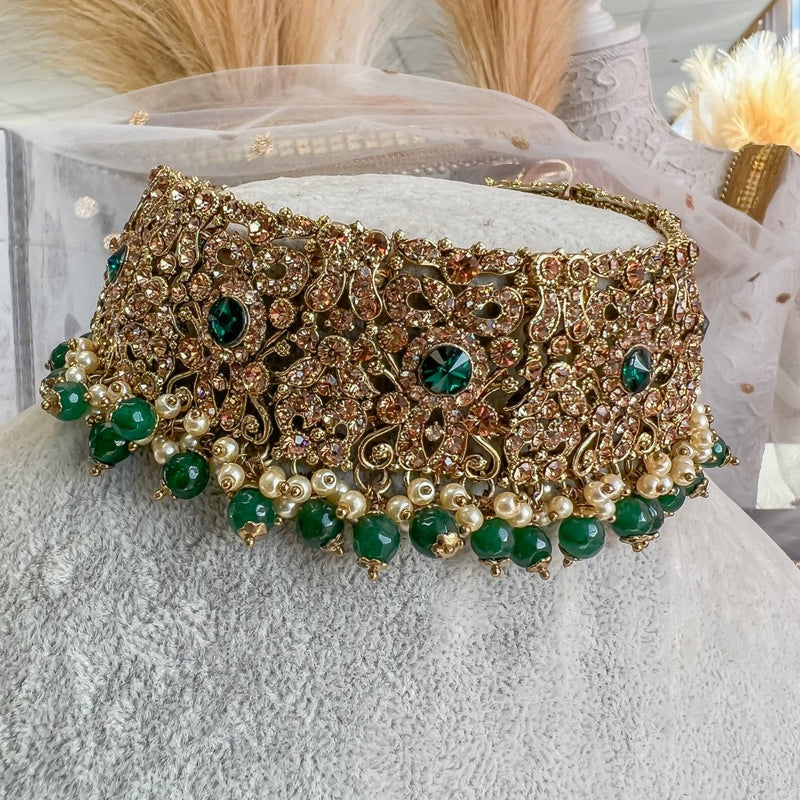 Alicia Choker - Green - SOKORA JEWELSAlicia Choker - GreenChoker Sets