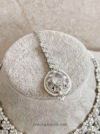 Alisa Silver Necklace Set - SOKORA JEWELSAlisa Silver Necklace Set