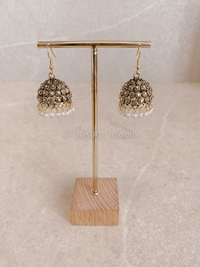 Aliya Jhumka Earrings - SOKORA JEWELSAliya Jhumka Earrings