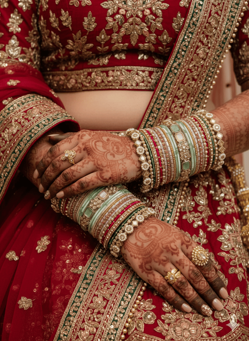 Ameli Luxury Bangle Set - MultiColour - SOKORA JEWELSAmeli Luxury Bangle Set - MultiColourBANGLES