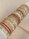 Ameli Luxury Bangle Set - MultiColour - SOKORA JEWELSAmeli Luxury Bangle Set - MultiColourBANGLES