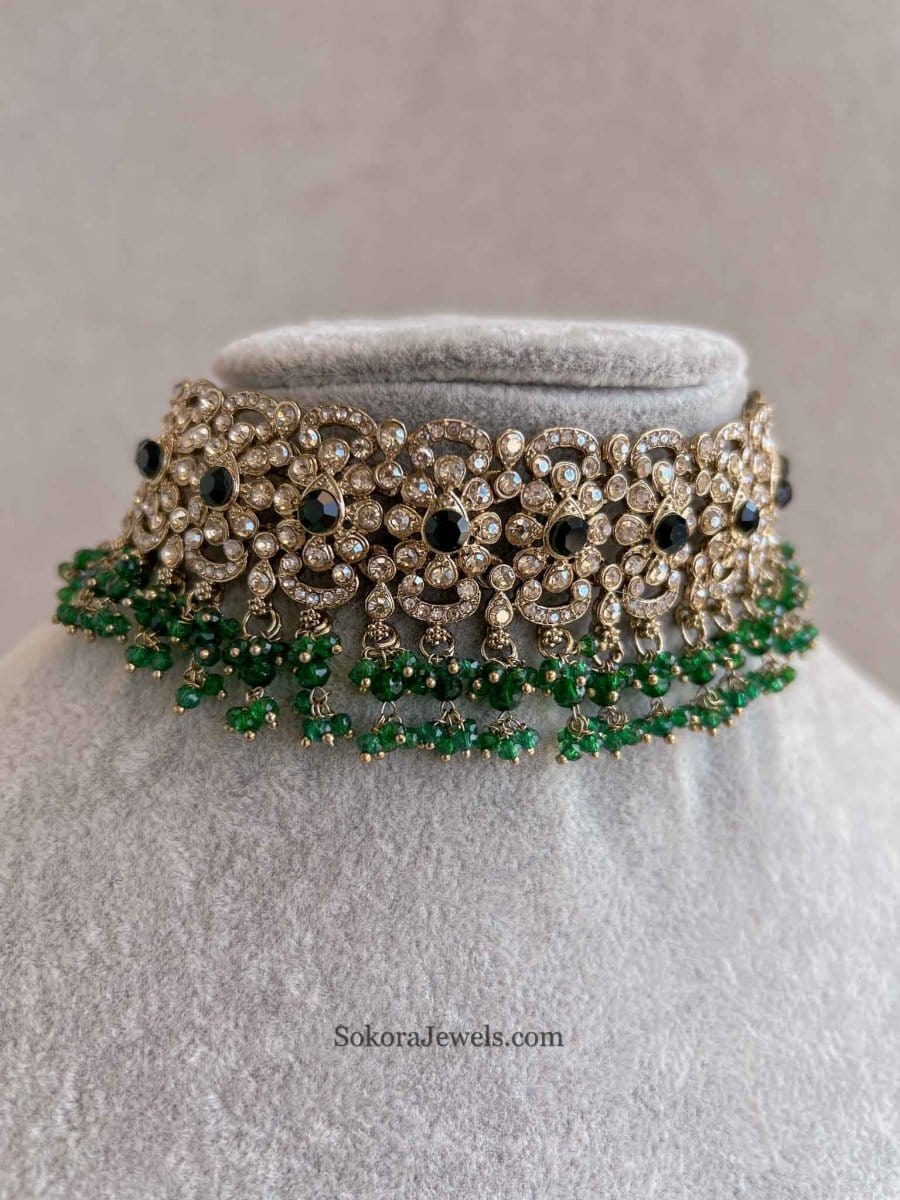 Amelia Choker - Golden - SOKORA JEWELSAmelia Choker - GoldenChoker Sets