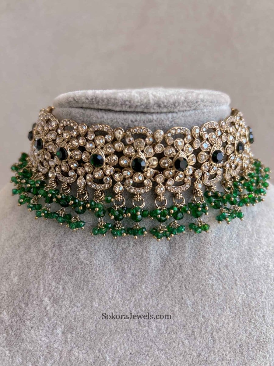 Amelia Choker - Golden - SOKORA JEWELSAmelia Choker - GoldenChoker Sets