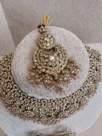 Amelia Large Bridal Necklace Set - SOKORA JEWELSAmelia Large Bridal Necklace Set