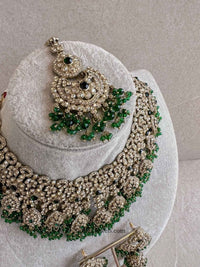 Amelia Large Bridal Necklace Set - SOKORA JEWELSAmelia Large Bridal Necklace Set