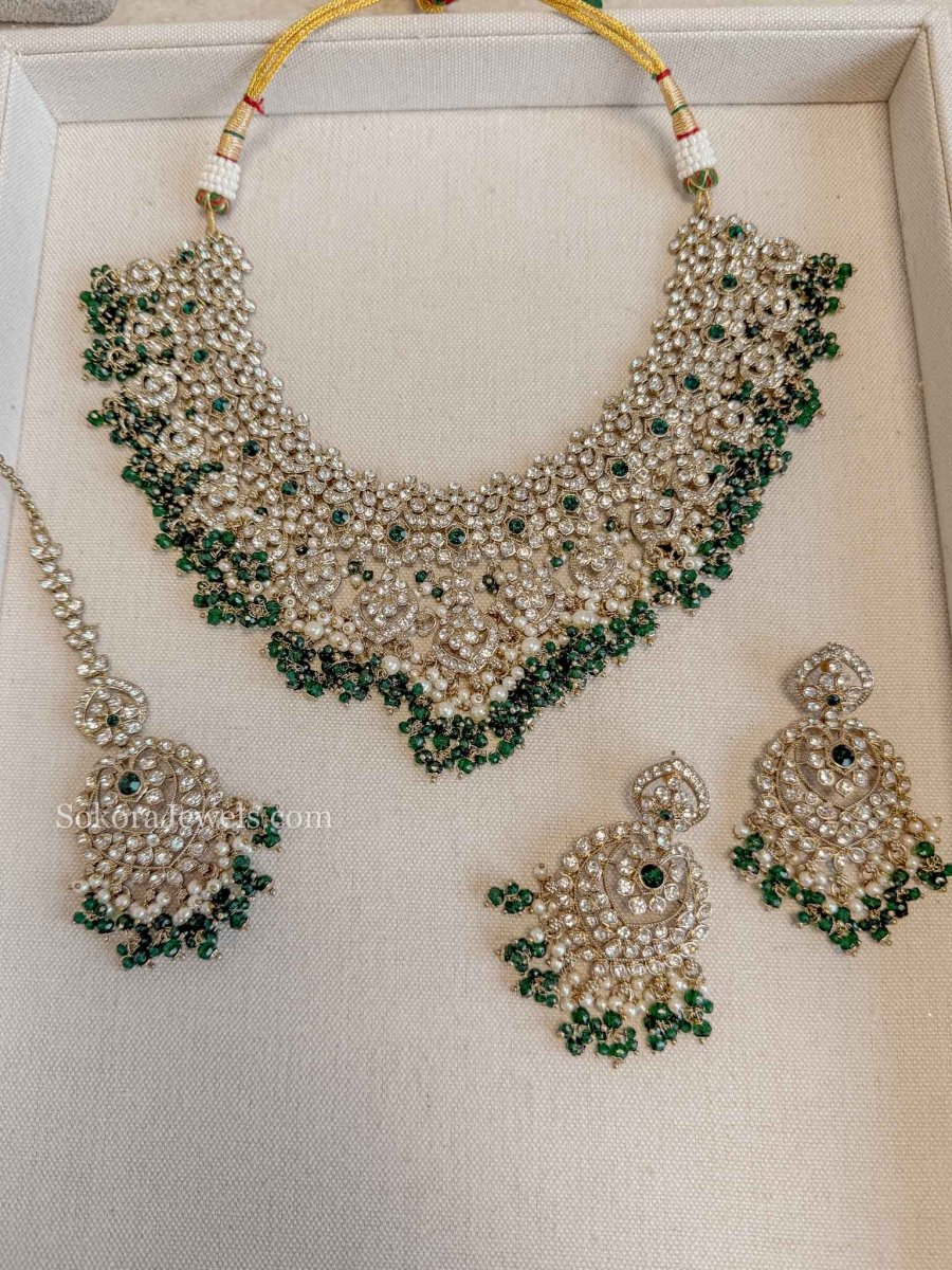 Amelia Necklace Set - 9 Colour Options - SOKORA JEWELSAmelia Necklace Set - 9 Colour Options