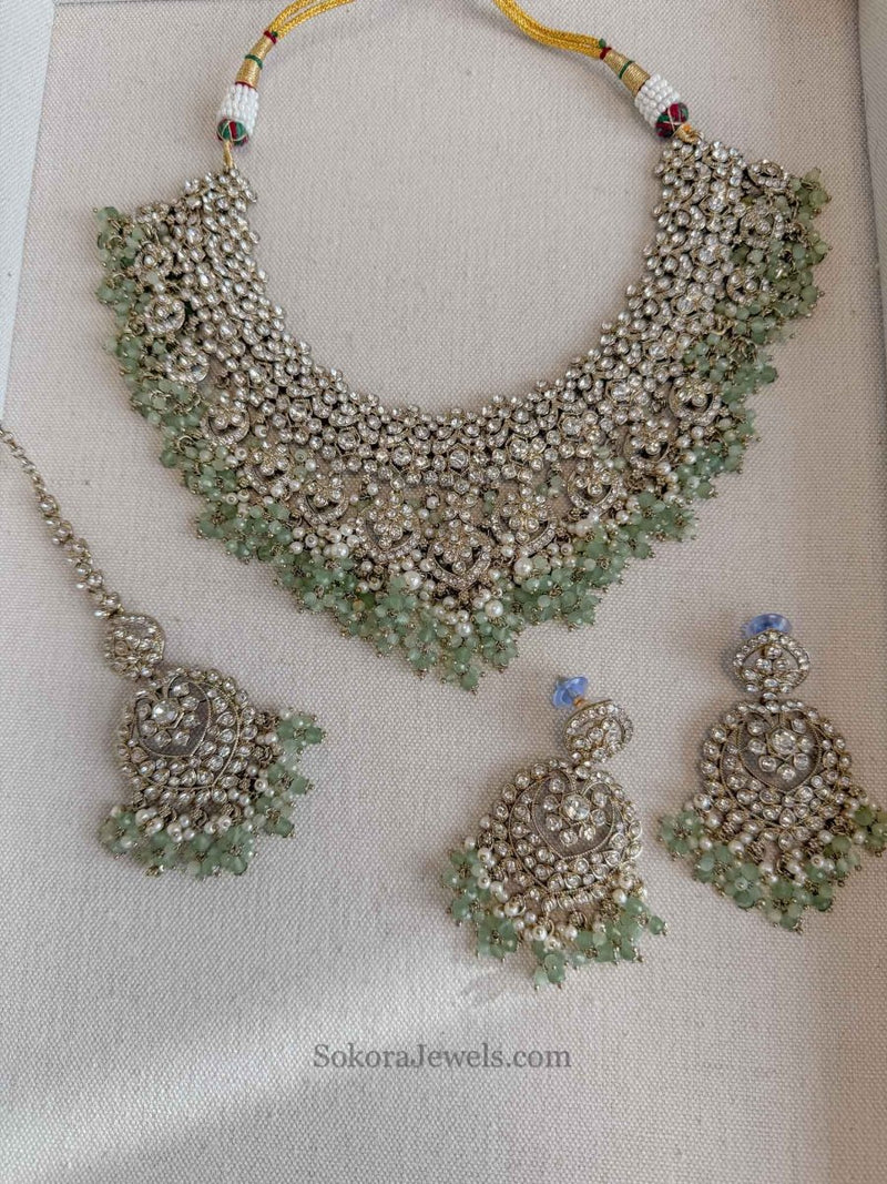 Amelia Necklace Set - 9 Colour Options - SOKORA JEWELSAmelia Necklace Set - 9 Colour Options