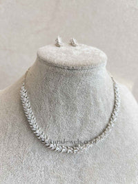 American Diamond Necklace set - SOKORA JEWELSAmerican Diamond Necklace setNECKLACE SETS