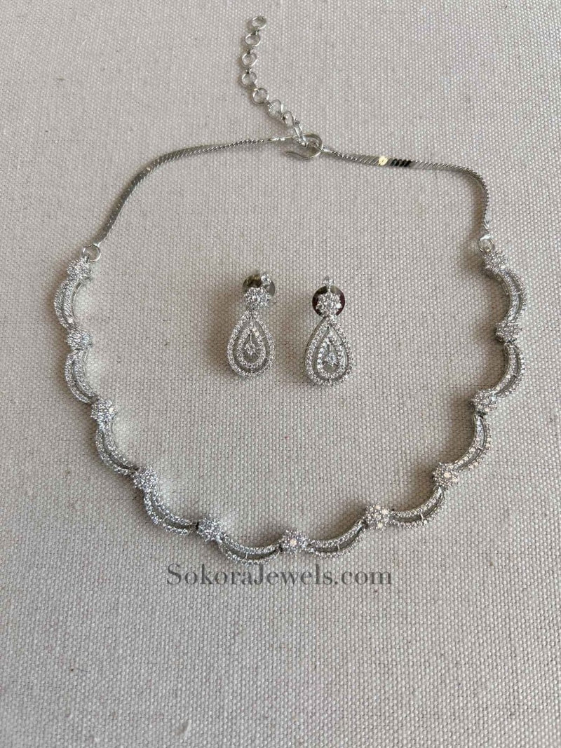 American Diamond Diamante Choker Australia Sokora Jewels American