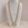 Amreen Long Necklace - Peach - SOKORA JEWELSAmreen Long Necklace - Peach