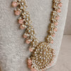 Amreen Long Necklace - Peach - SOKORA JEWELSAmreen Long Necklace - Peach