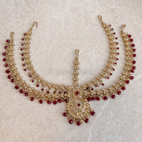 Amreen Mathapatti - Maroon - SOKORA JEWELSAmreen Mathapatti - Maroon