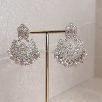 Amreen Small Silver Earrings - Light pink - SOKORA JEWELSAmreen Small Silver Earrings - Light pink
