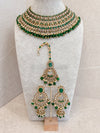 Amrit Bridal set - Green - SOKORA JEWELSAmrit Bridal set - Green