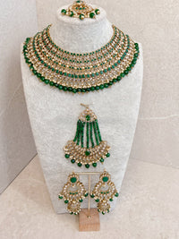 Amrit Bridal set - Green - SOKORA JEWELSAmrit Bridal set - Green