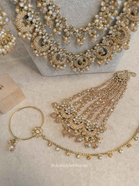Anamika Golden Bridal set - SOKORA JEWELSAnamika Golden Bridal set