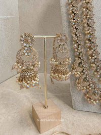 Anamika Golden Bridal set - SOKORA JEWELSAnamika Golden Bridal set