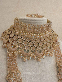 Anamika Golden Bridal set - SOKORA JEWELSAnamika Golden Bridal set