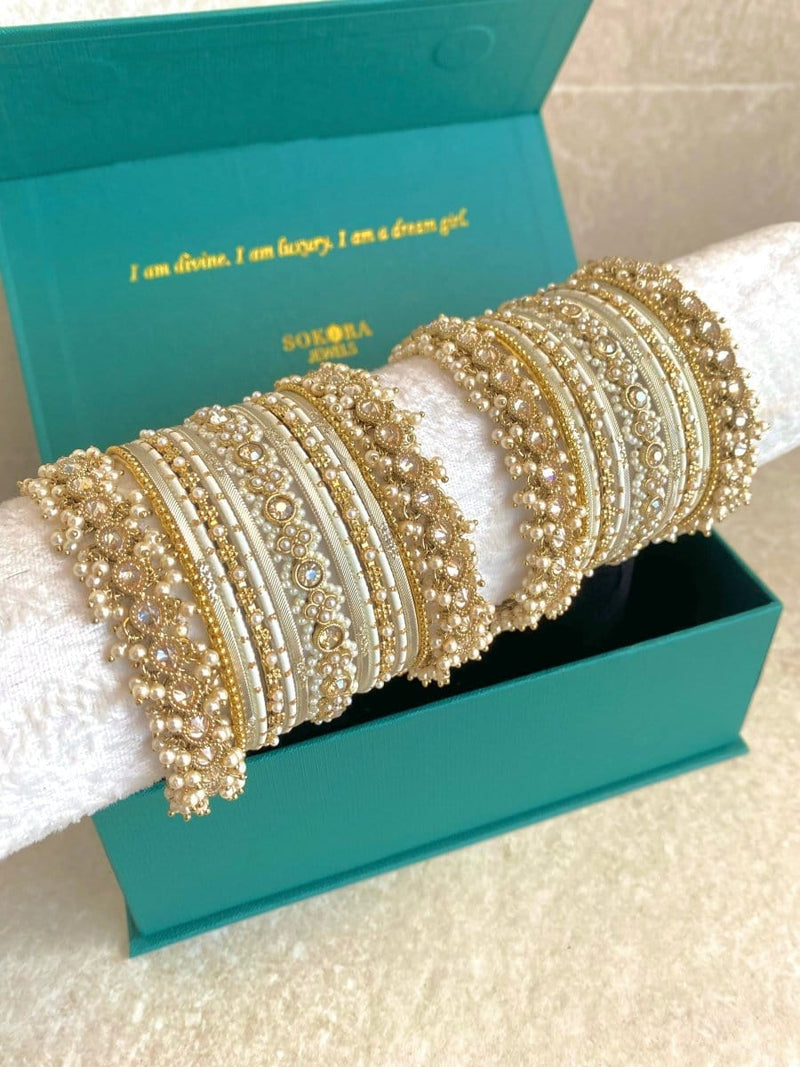 Anita Midi Luxury Bangle Set - SOKORA JEWELSAnita Midi Luxury Bangle SetBANGLES