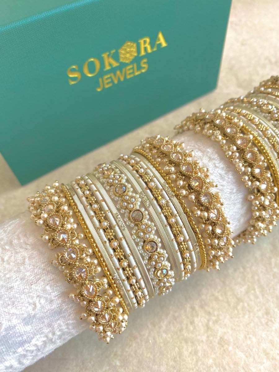Anita Midi Luxury Bangle Set - SOKORA JEWELSAnita Midi Luxury Bangle SetBANGLES