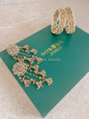 Anmol Earrings & Kada Box Set - Champagne - SOKORA JEWELSAnmol Earrings & Kada Box Set - ChampagneBANGLES