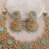 Antara Necklace Set - Light Blue - SOKORA JEWELSAntara Necklace Set - Light Blue