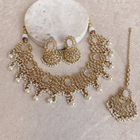 Antara Necklace Set - Pearl - SOKORA JEWELSAntara Necklace Set - Pearl