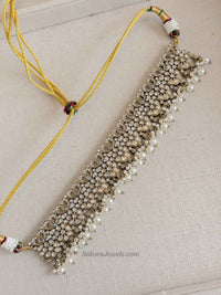 Antique Gold Choker - Pearl - SOKORA JEWELSAntique Gold Choker - PearlChoker Sets