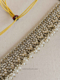 Antique Gold Choker - Pearl - SOKORA JEWELSAntique Gold Choker - PearlChoker Sets